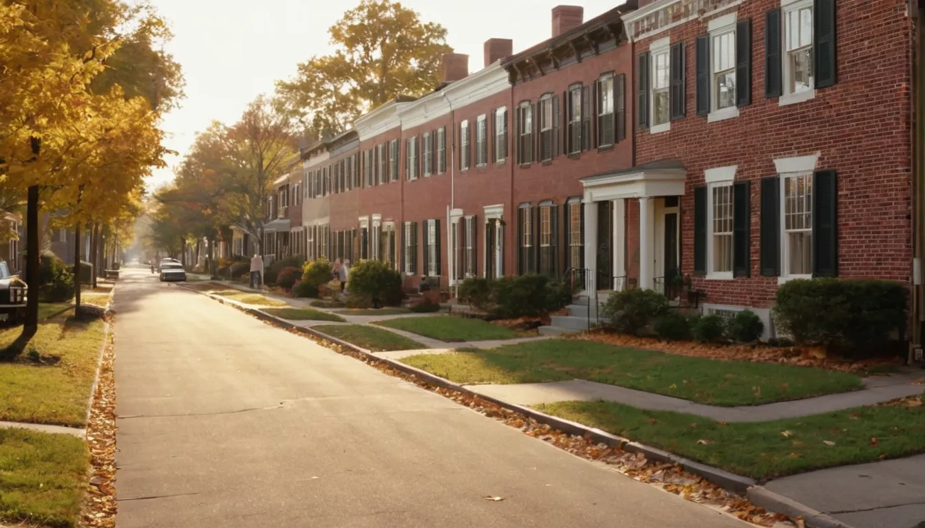 Neighborhood homes in Mentor with tree-lined streets